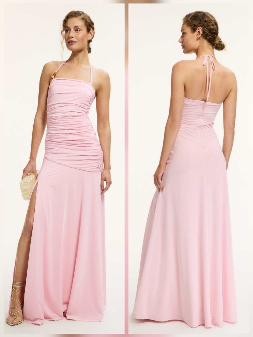 Elle Zeitoune Cole Gown Strapless Sleeveless Size S